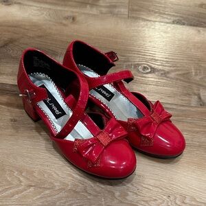 Red Bow Kids Shoes